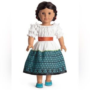 NIB VTG American Girl Josefina Birthday Dress, Shoes, Sash & Box 1999